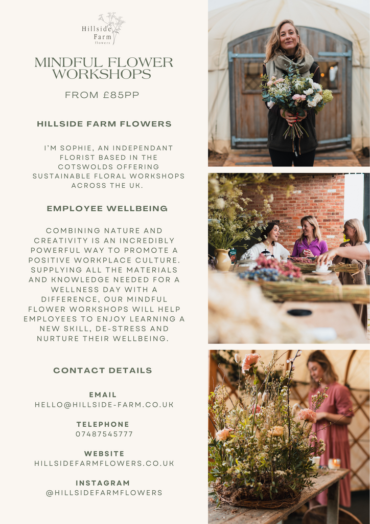 Mindful Flower Workshops - Employee Wellbeing