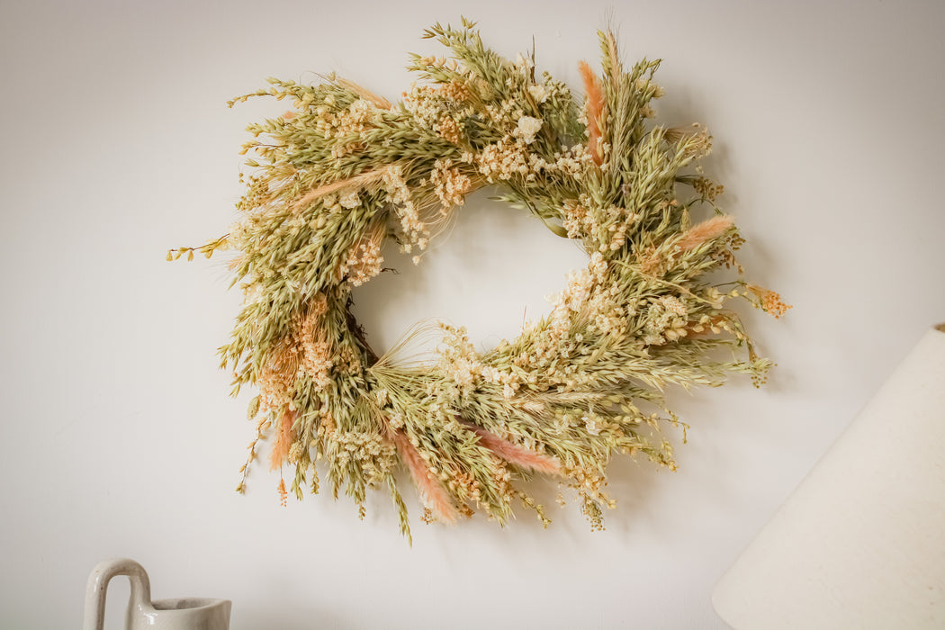 Merino - Everlasting dried wreath