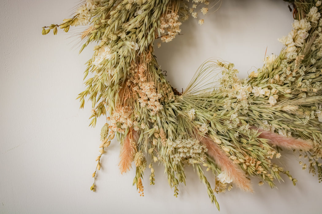 Merino - Everlasting dried wreath