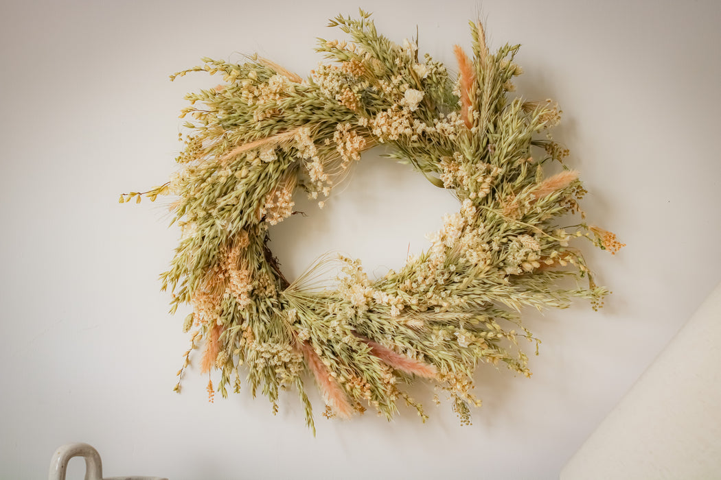 Merino - Everlasting dried wreath